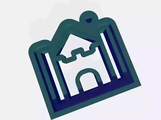 SET 10 KEYCHAINS 3D print models chess castle chicken cat