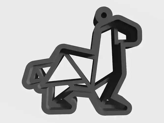 SET 10 KEYCHAINS 3D print models llama card pig potion