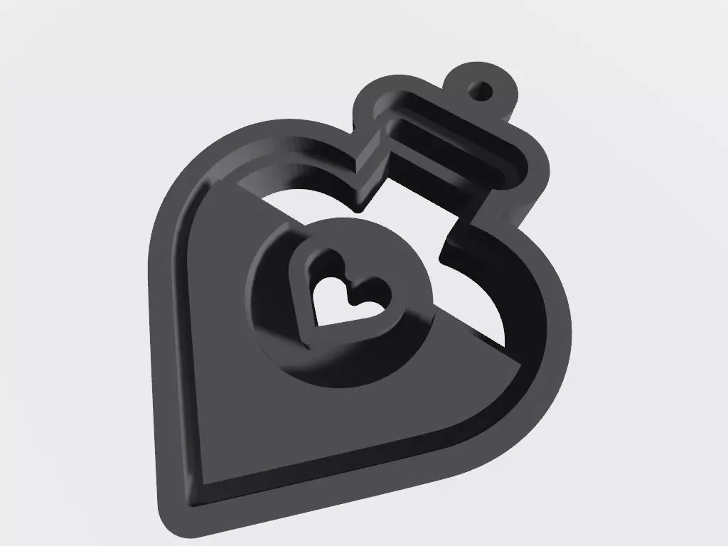 SET 10 KEYCHAINS 3D print models potion king puzzle mouse 3D print model_0