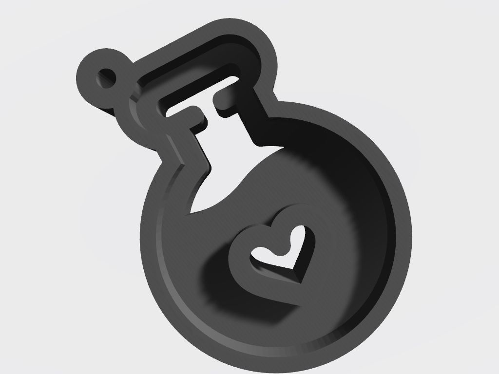 SET 10 KEYCHAINS 3D print models potion king puzzle mouse 3D print model_2