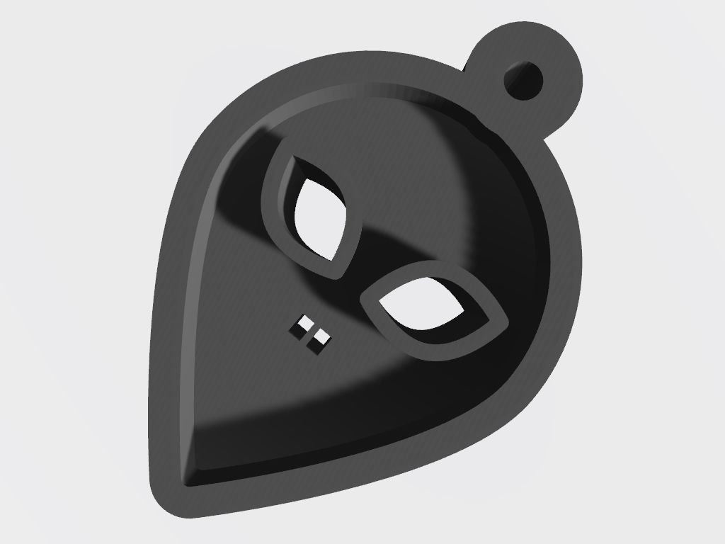 SET 10 KEYCHAINS 3D print models alien llama snail 3D print model_4