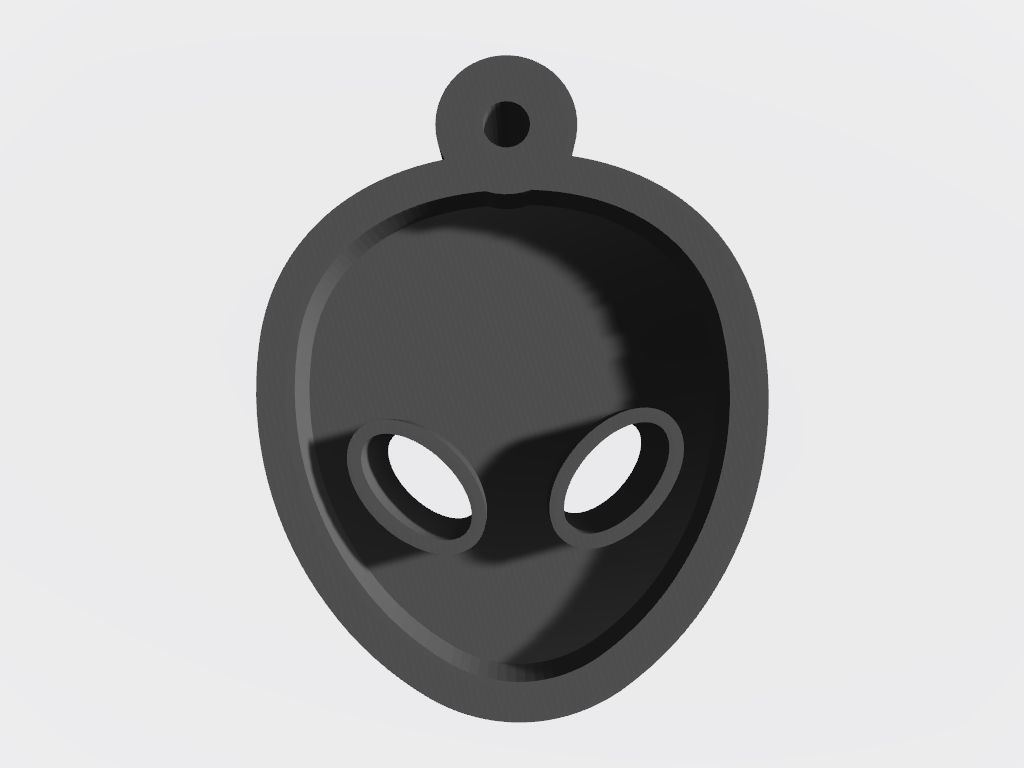 SET 10 KEYCHAINS 3D print models alien llama snail 3D print model_6