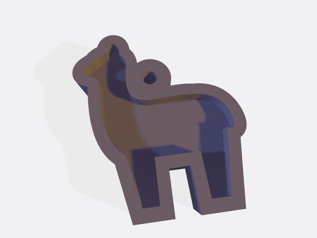 SET 10 KEYCHAINS 3D print models alien llama snail 3D print model_9