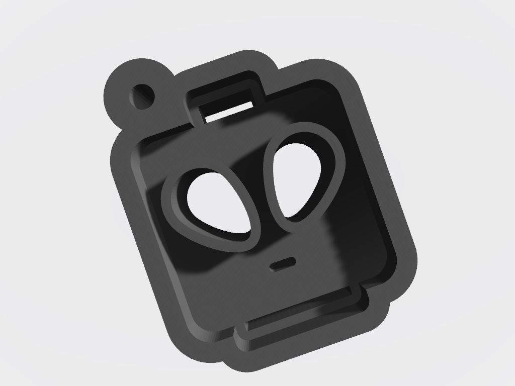 SET 10 KEYCHAINS 3D print models alien llama snail 3D print model_2