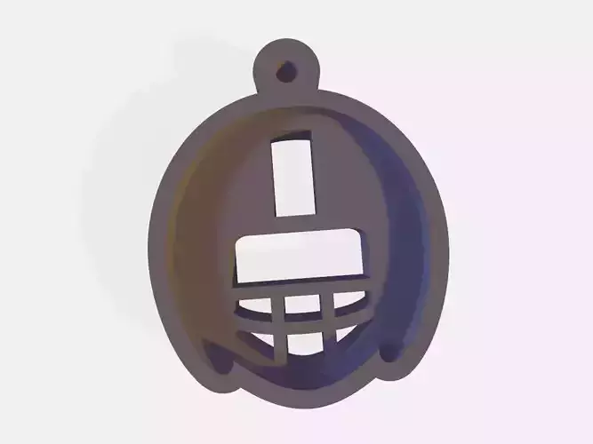 SET 10 KEYCHAINS 3D print models soccer player skull angel house