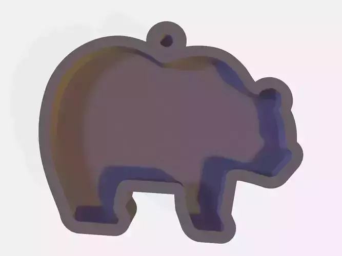 SET 10 KEYCHAINS 3D print models bear lemur boar boxing