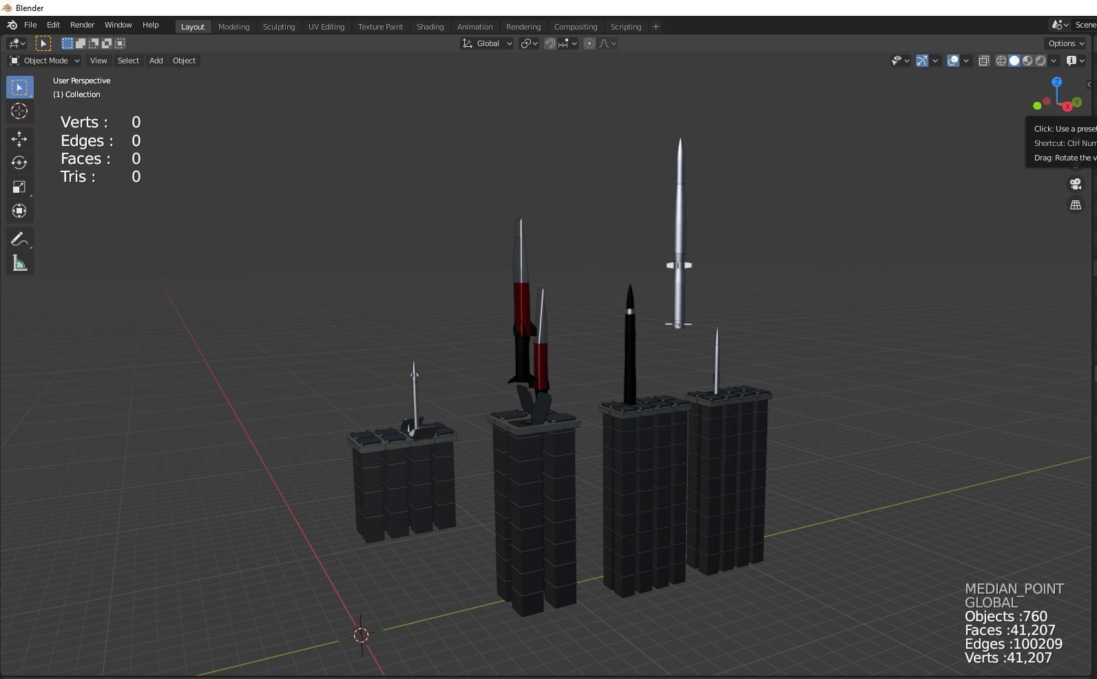 VLS Vertical Launching System Mark 41 BGM 109 Tomahawk 3D model_5