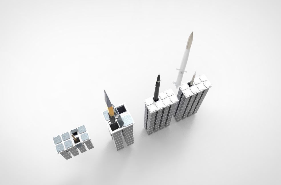 VLS Vertical Launching System Mark 41 BGM 109 Tomahawk 3D model_1