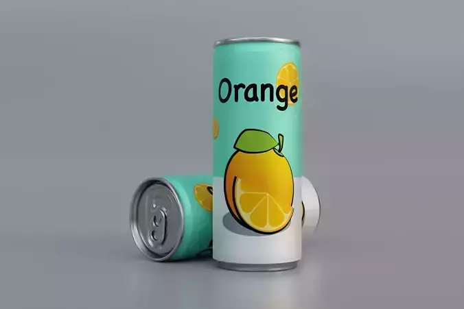 3D modeling can model size 250 ml