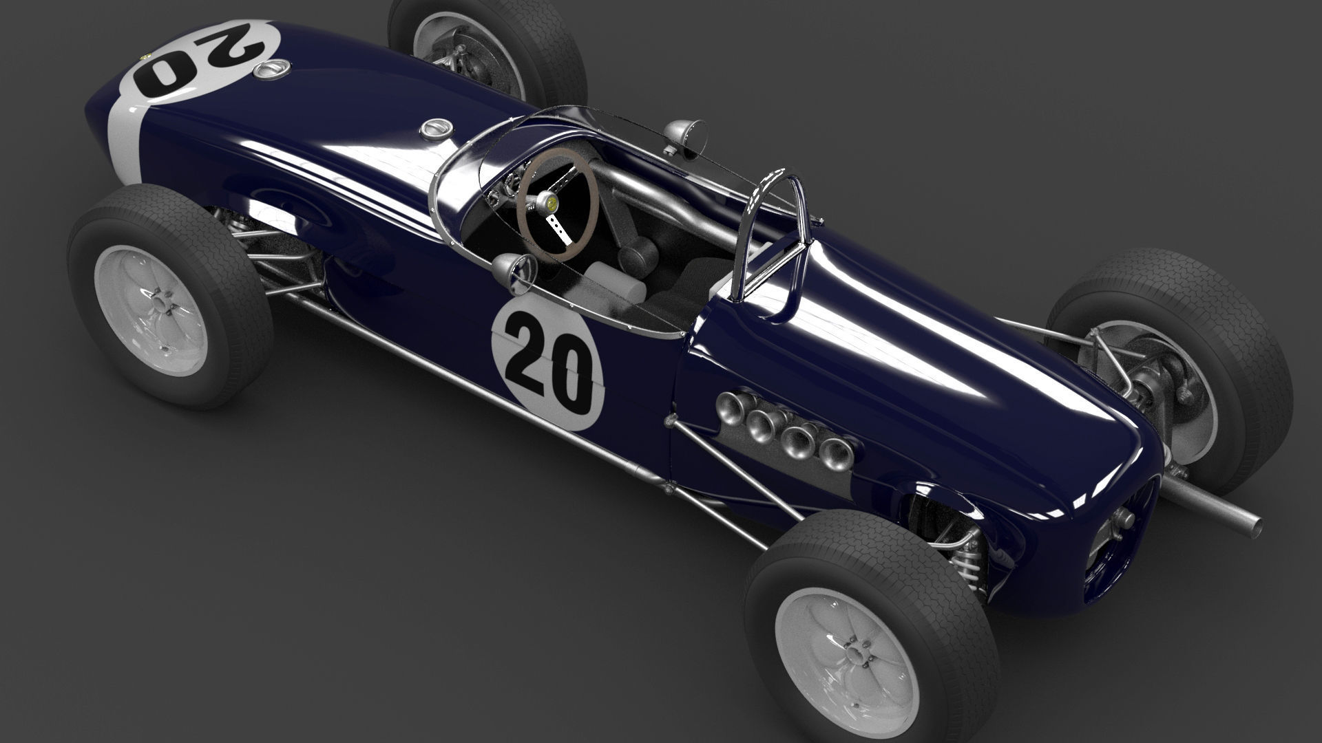 Lotus 18 Formula-1 3D model_12