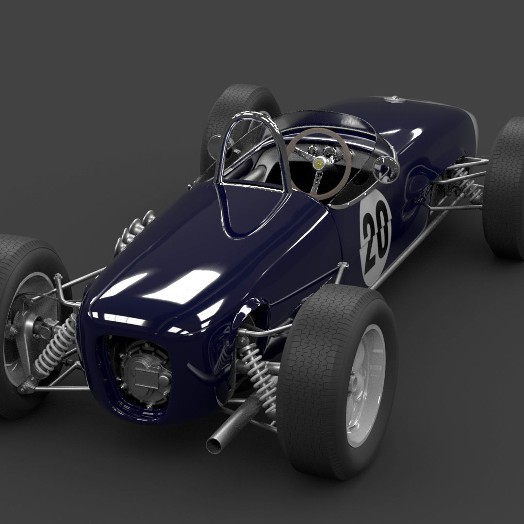 Lotus 18 Formula-1 3D model_7