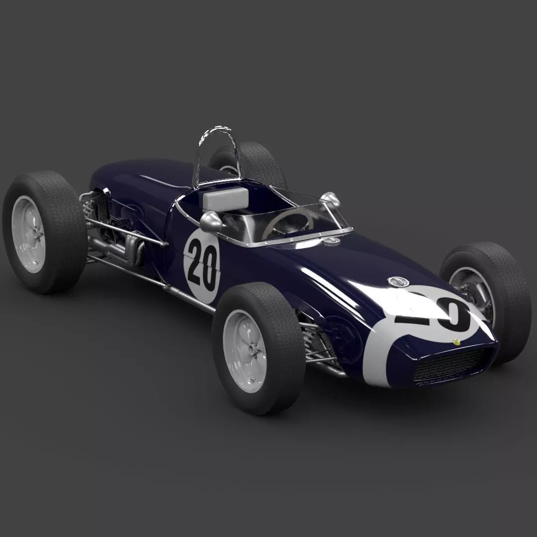 Lotus 18 Formula-1 3D model_0
