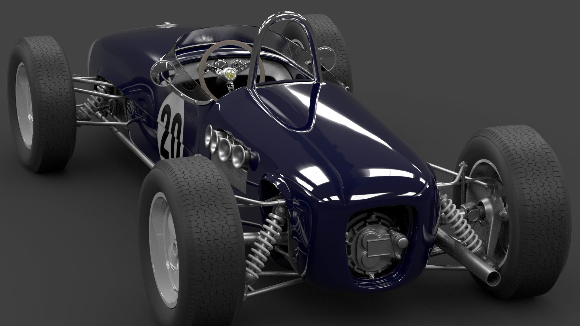 Lotus 18 Formula-1 3D model_10