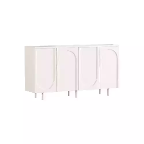 Ultra-thin organizer shoe cabinets 3D model