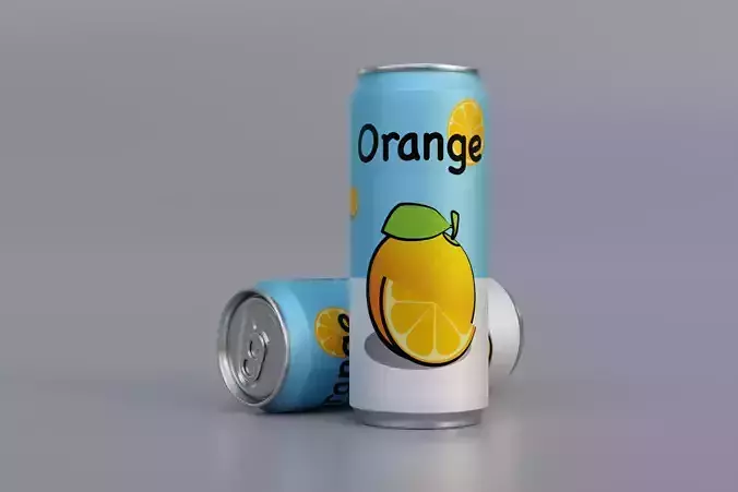 3D modeling can model size 330 ml