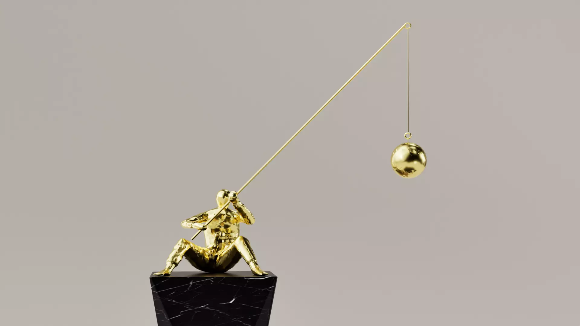 ESCULTURA - PESCADOR 3D print model