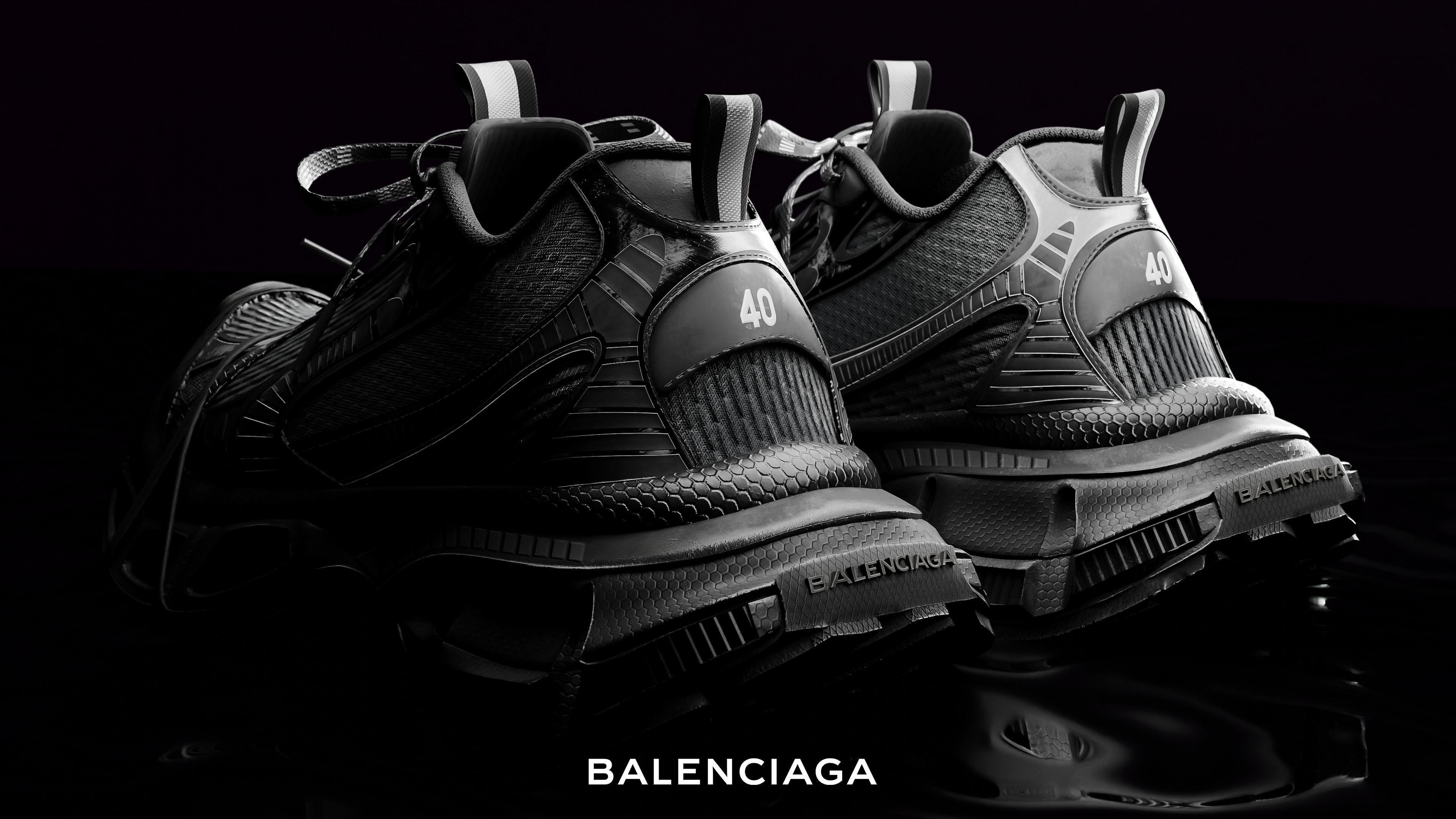 Balenciaga  3XL Low-poly 3D model_2