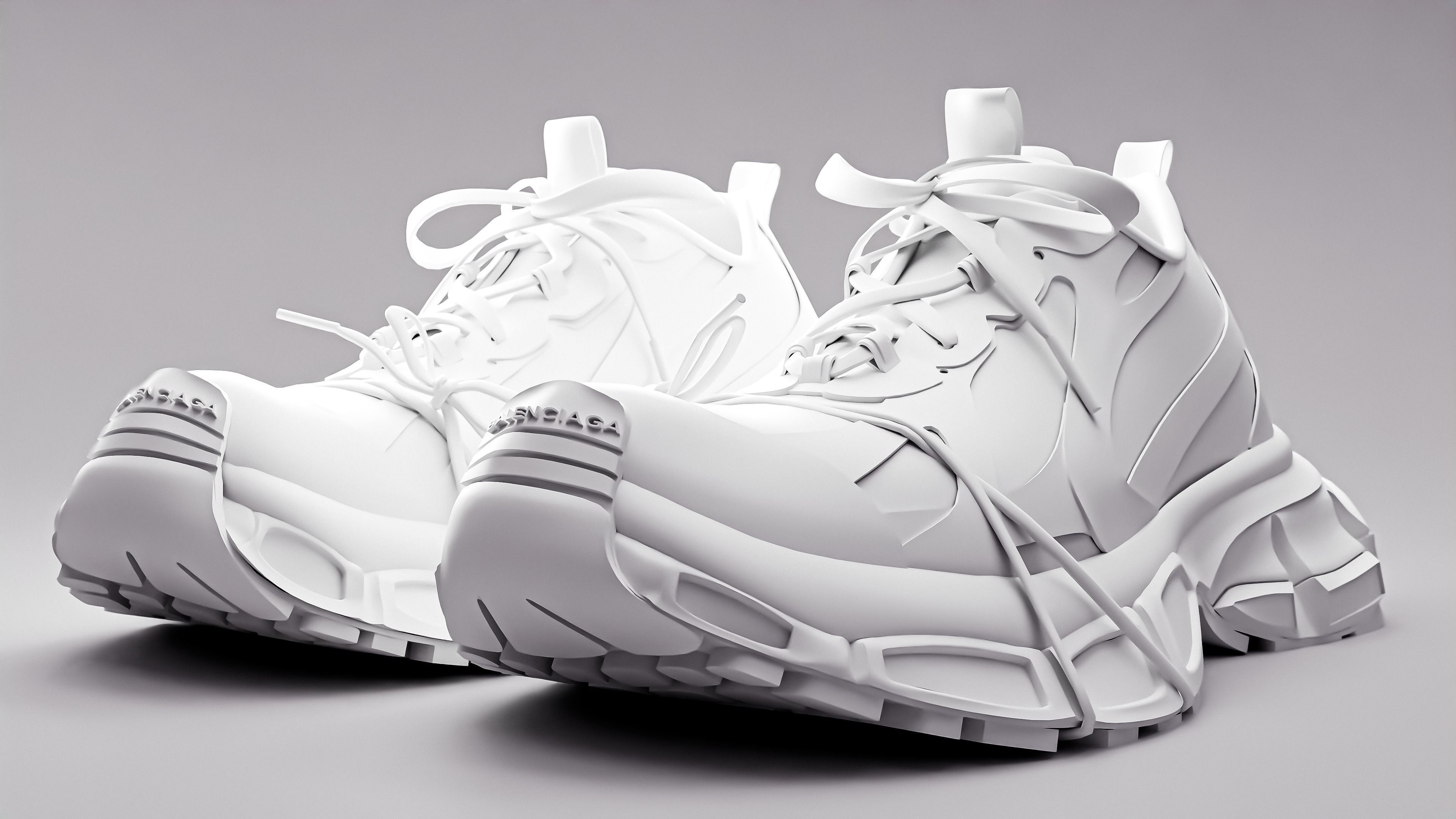 Balenciaga  3XL Low-poly 3D model_5