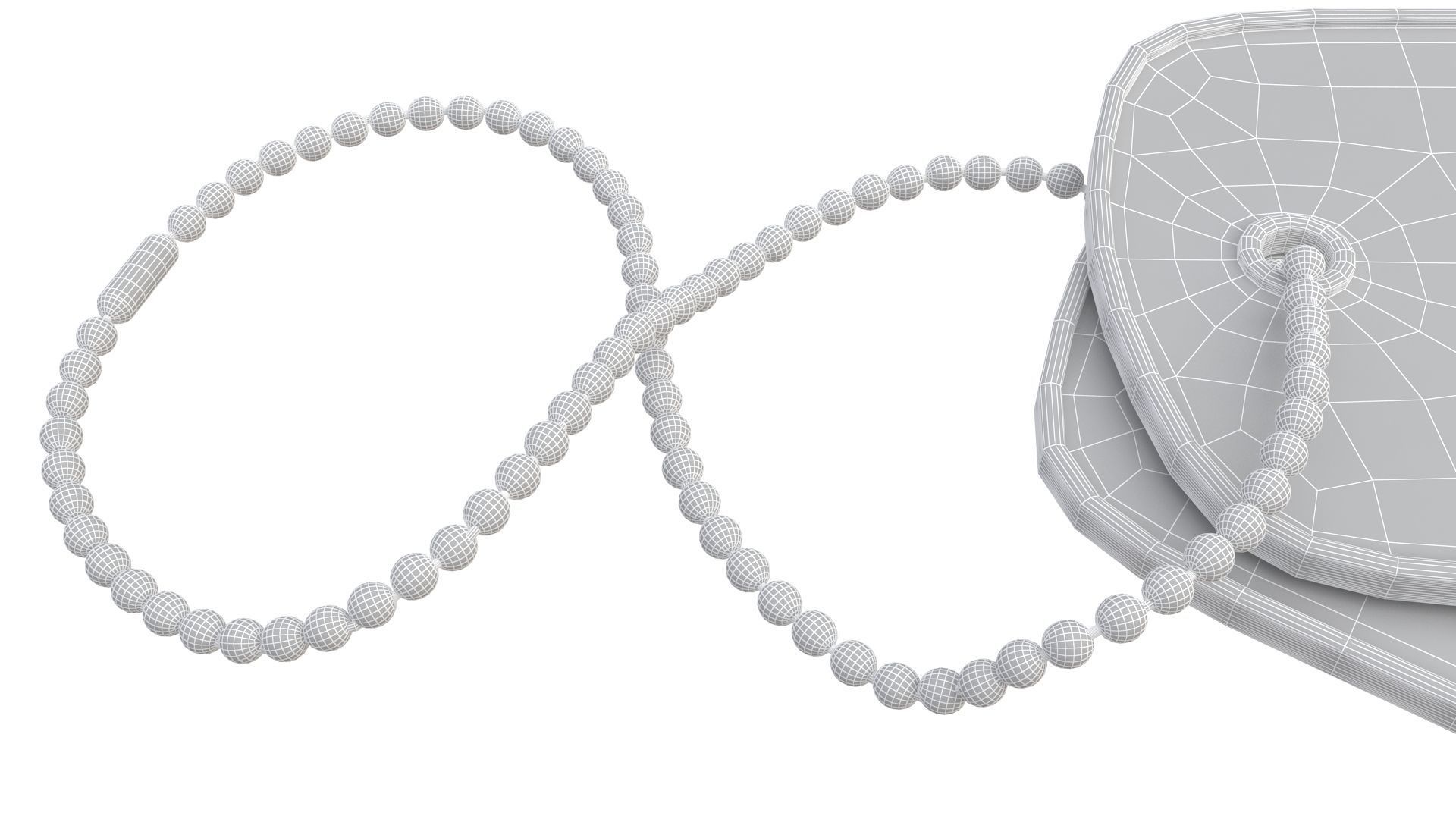 Silver Dog Tags 3D model_8