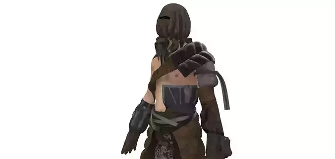 FALLOUT Raider Warrior garment 3D model