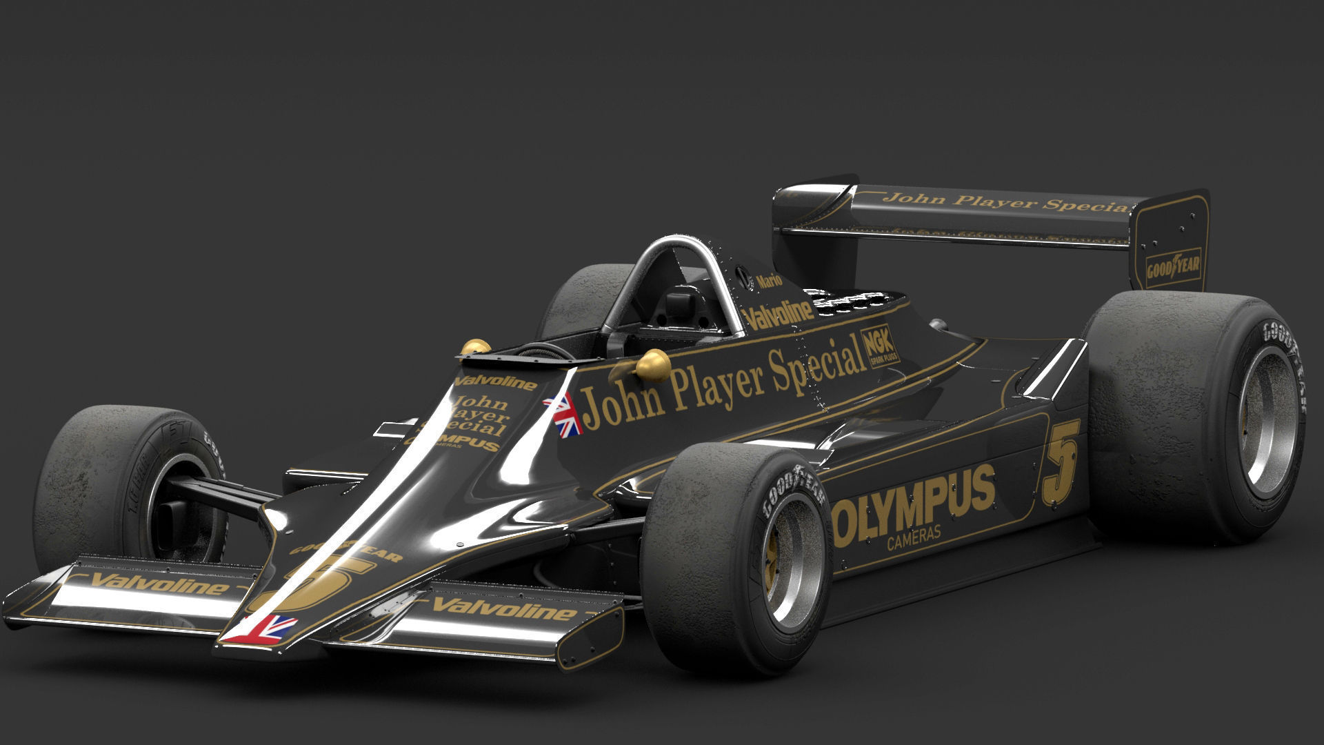 Lotus 79 Formula-1 3D model_1