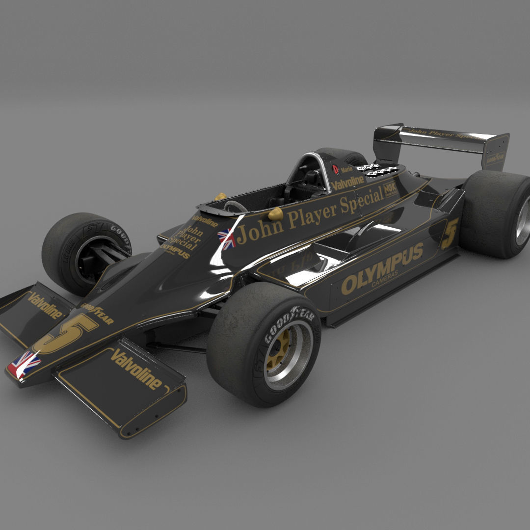 Lotus 79 Formula-1 3D model | CGTrader