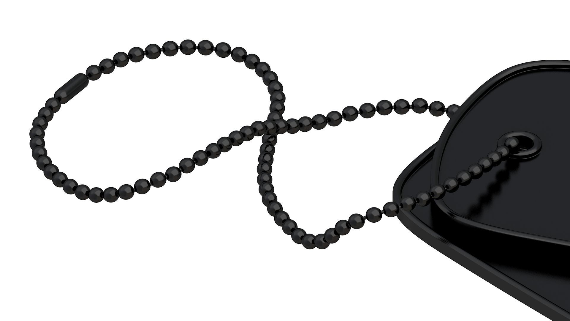 Black Dog Tags 3D model_5