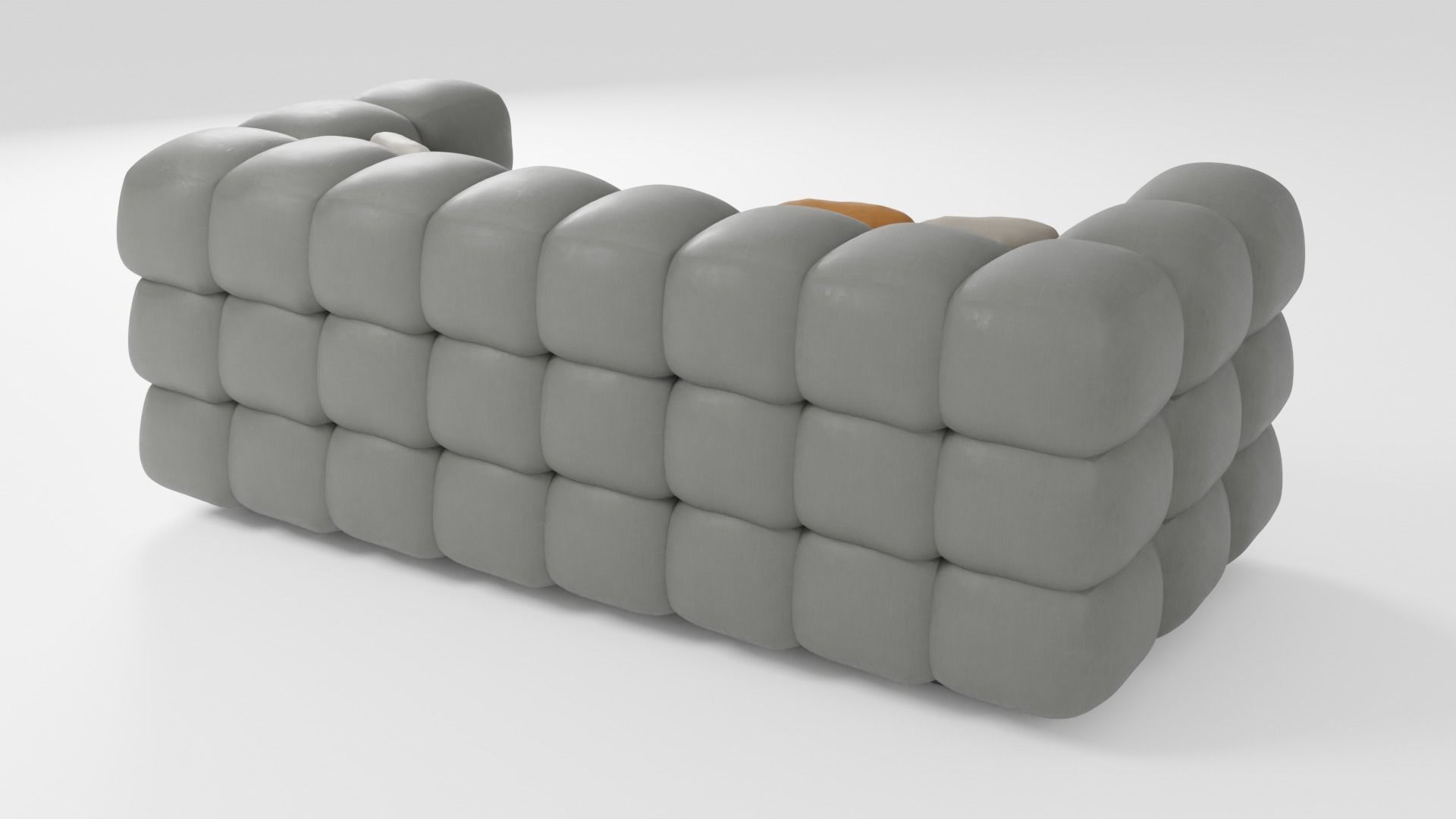 Sofa in modern Italian style in dark colors 3D model_2