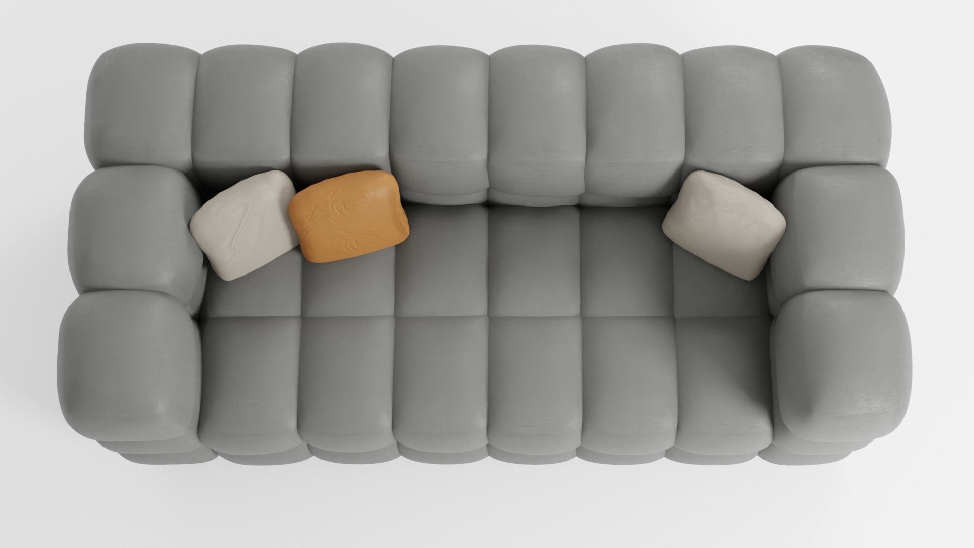 Sofa in modern Italian style in dark colors 3D model_5