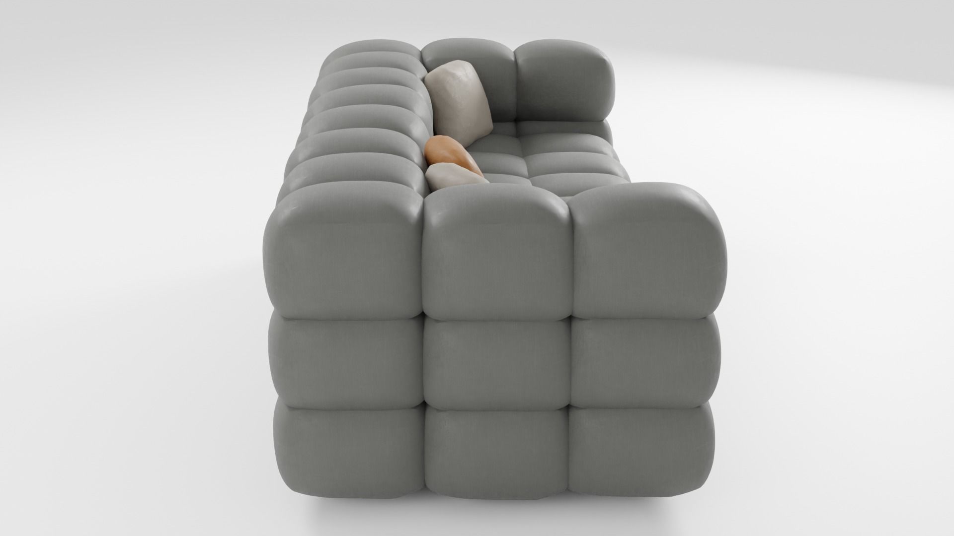 Sofa in modern Italian style in dark colors 3D model_1