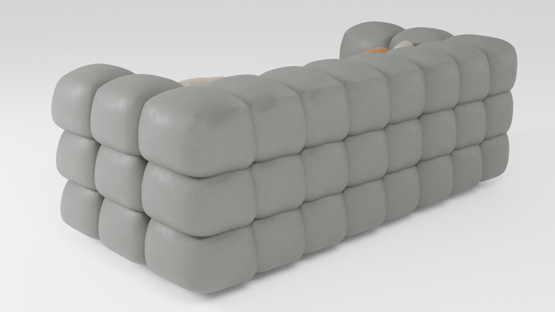 Sofa in modern Italian style in dark colors 3D model_3