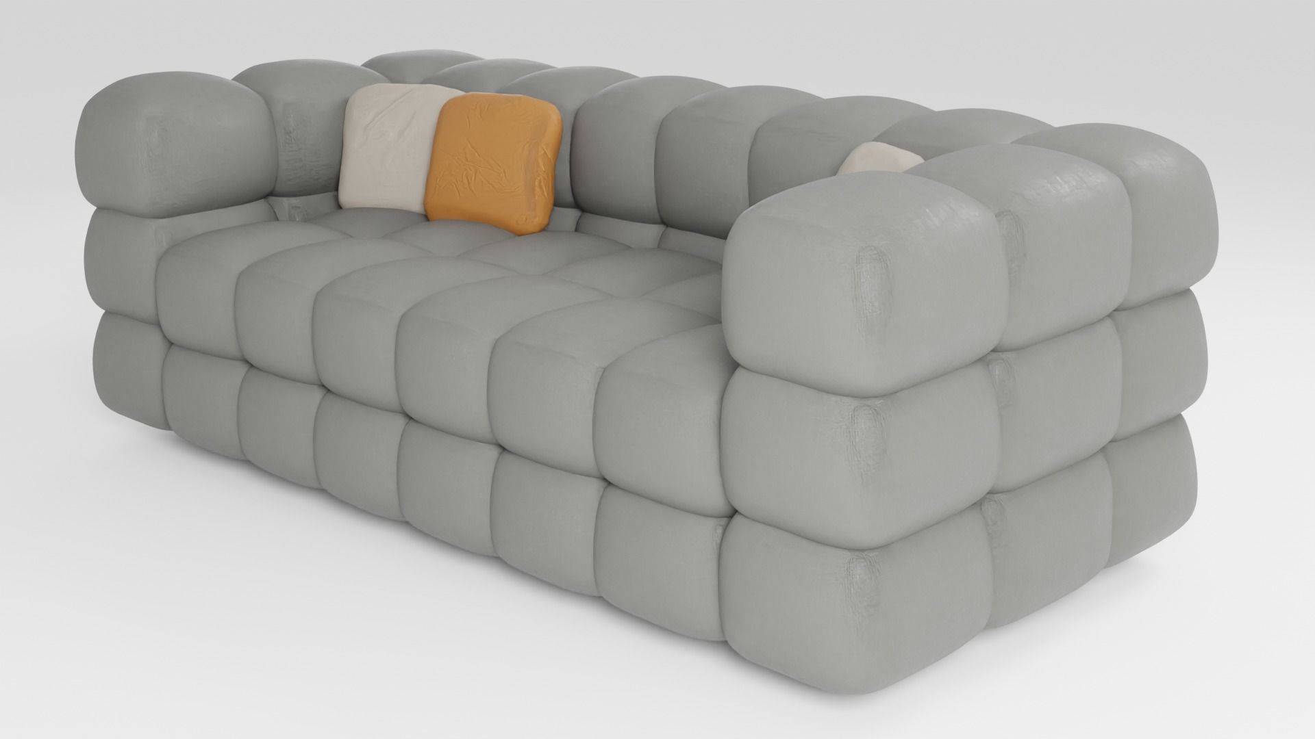 Sofa in modern Italian style in dark colors 3D model_4