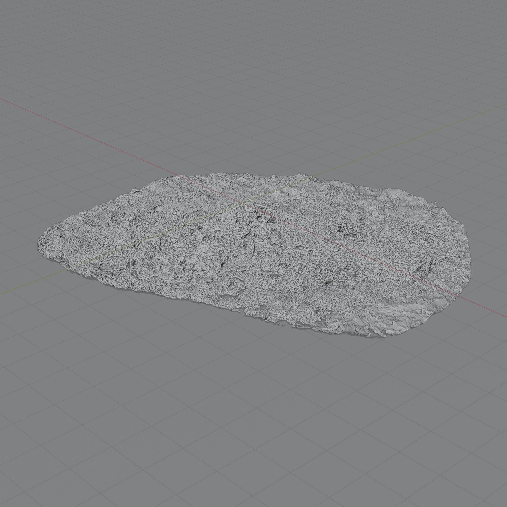 Snow In Grass 3D model_8
