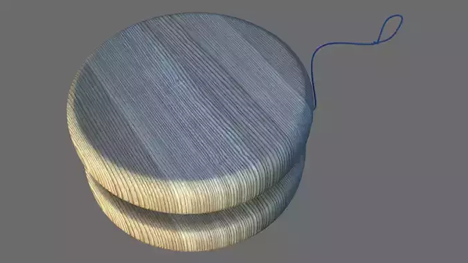 Yoyo wood 3D model