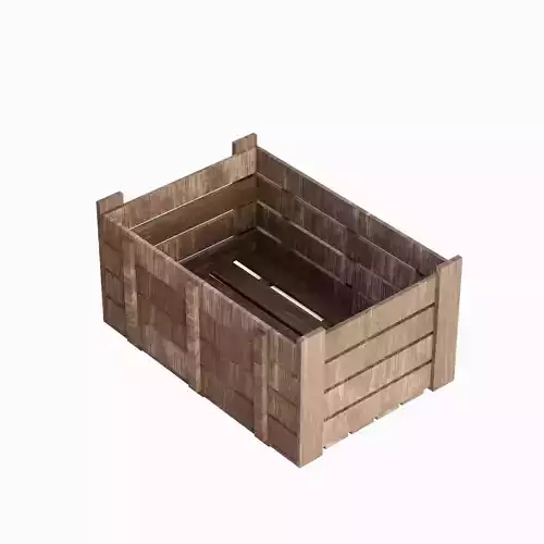 Wooden Crate 02