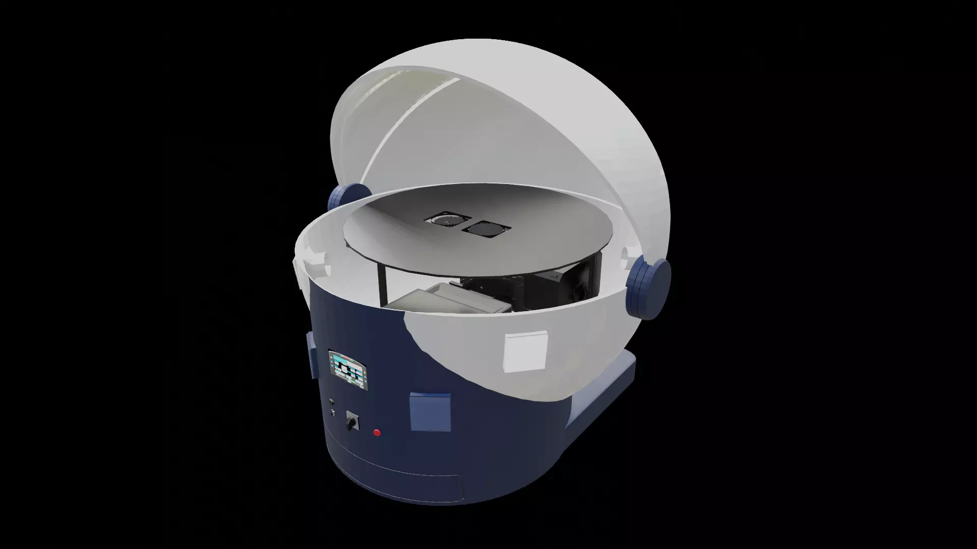 Drone Dock 3D Model - Dome Type 3D print model_0