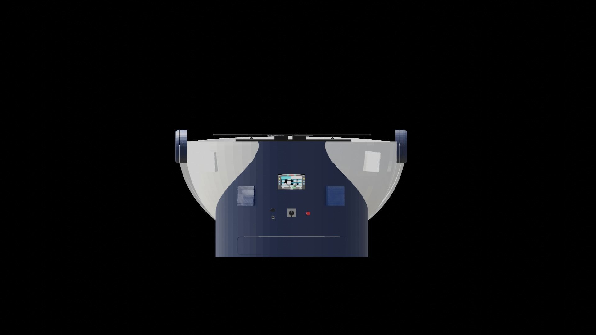 Drone Dock 3D Model - Dome Type 3D print model_5