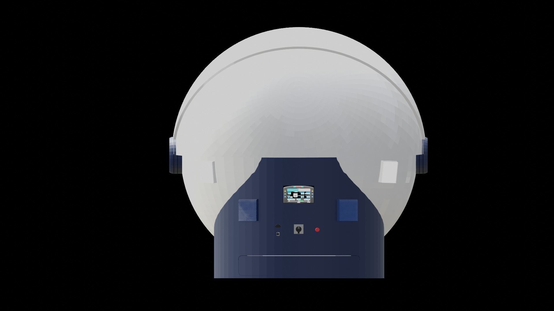 Drone Dock 3D Model - Dome Type 3D print model_6