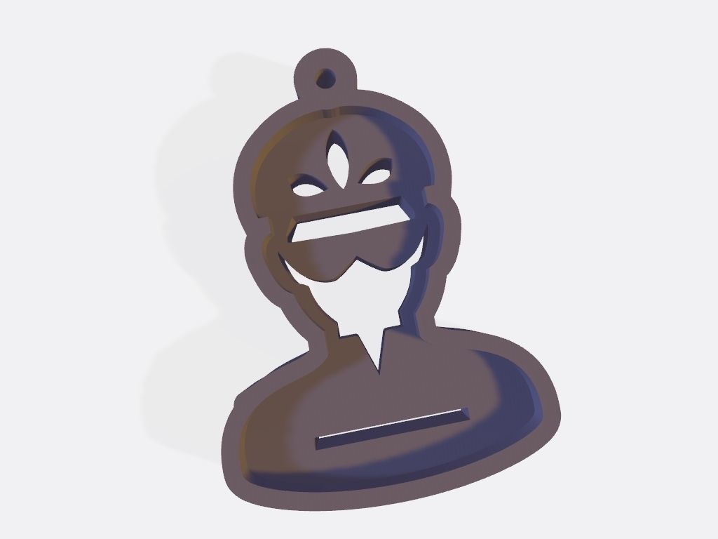 SET 10 KEYCHAINS 3D print models bear horse pig rooster 3D print model_4