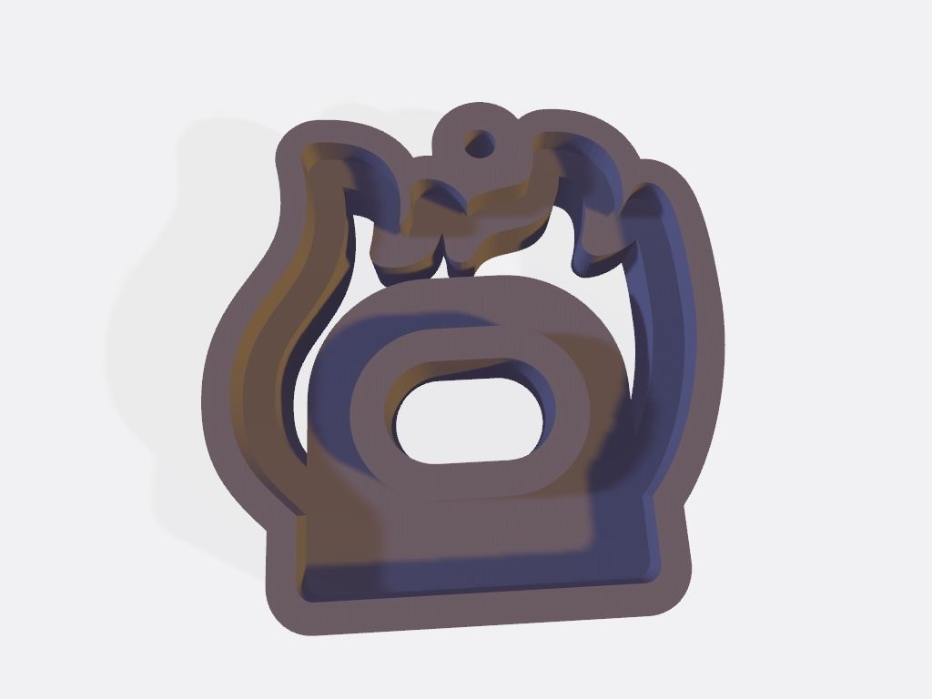 SET 10 KEYCHAINS 3D print models bear horse pig rooster 3D print model_7