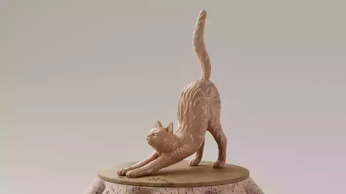 ESCULTURA - GATO 3D print model