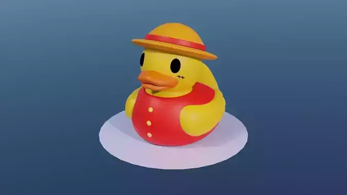 Strawduck Luffy 3D print model