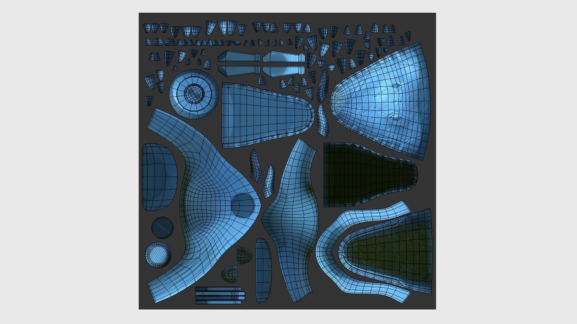 Sobek Mask A08 - Egyptian Gods Character Clothing Low-poly 3D model_17