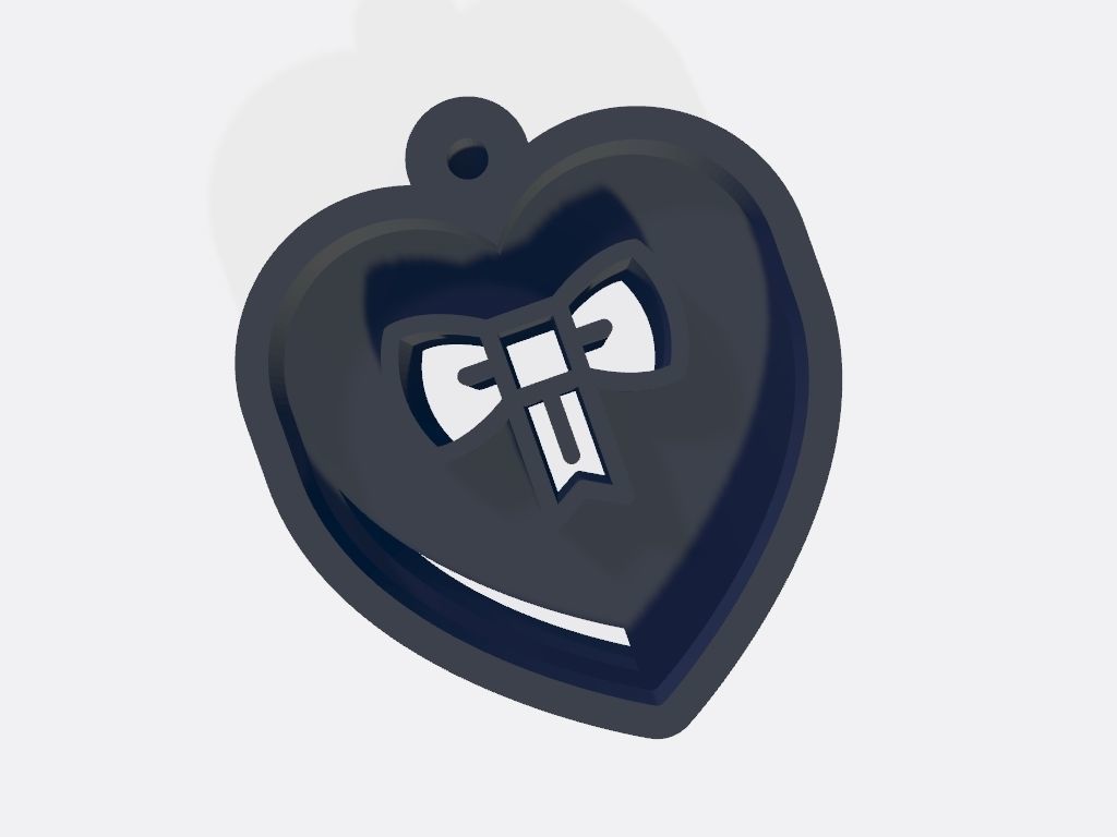 SET 10 KEYCHAINS 3D print models heart potter pokeball 3D print model_6