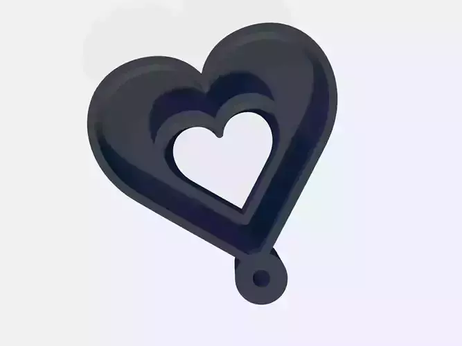 SET 10 KEYCHAINS 3D print models heart potter pokeball