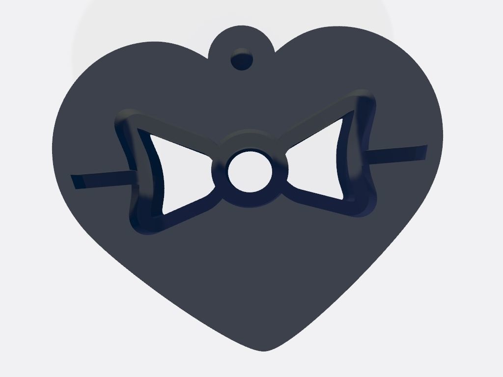 SET 10 KEYCHAINS 3D print models heart potter pokeball 3D print model_2