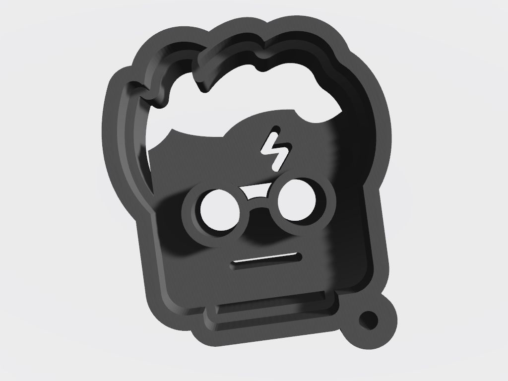 SET 10 KEYCHAINS 3D print models heart potter pokeball 3D print model_8