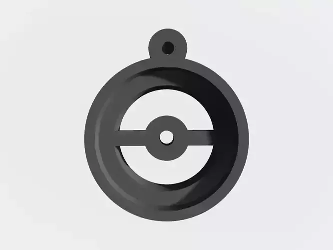 SET 10 KEYCHAINS 3D print models pokeball easter egg