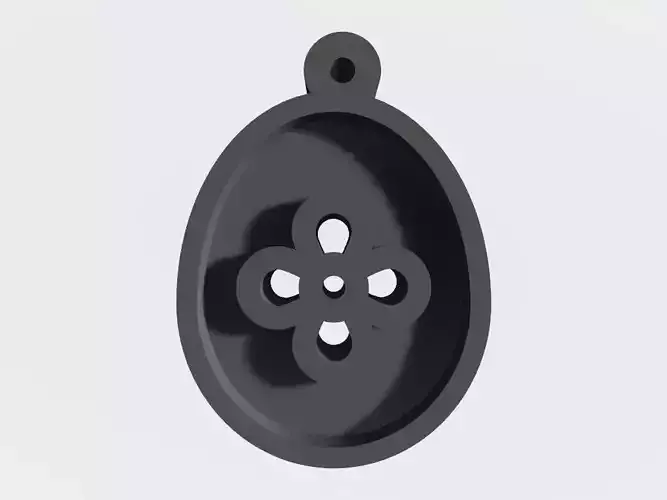 SET 10 KEYCHAINS 3D print models easter egg