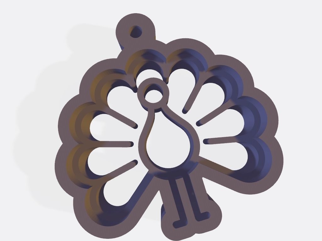 SET 10 KEYCHAINS 3D print models heart pumpkin diamond 3D print model_3